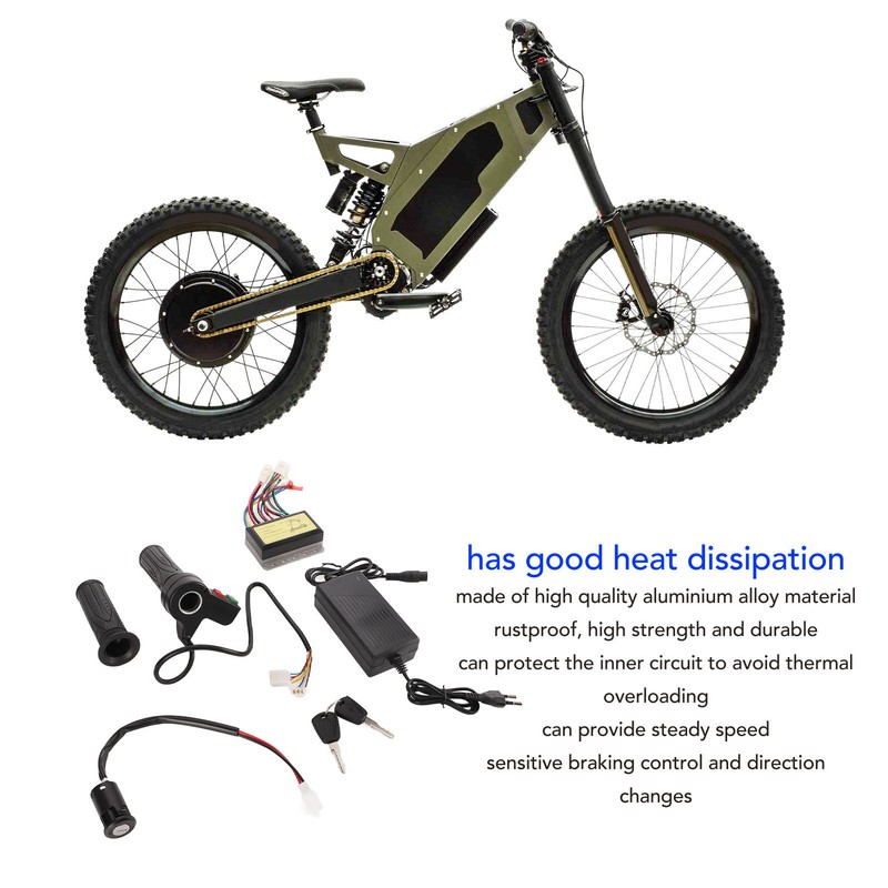 24V Brushless Motor Speed Controller Kit with Throttle Grip for