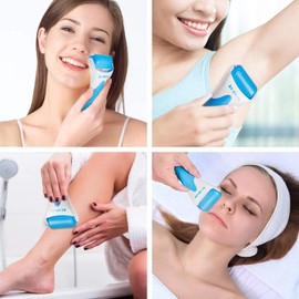 Rodillo de jade + rodillo de hielo dos en uno para aliviar la hinchazón de cara y ojos y rodillo de jade para cara, ojos, cuerpo, cuello, masaje facial