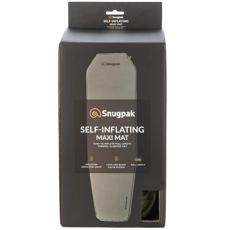 Snugpak Self-inflating Mat WGTE - Thermal Camping Mat with Quick