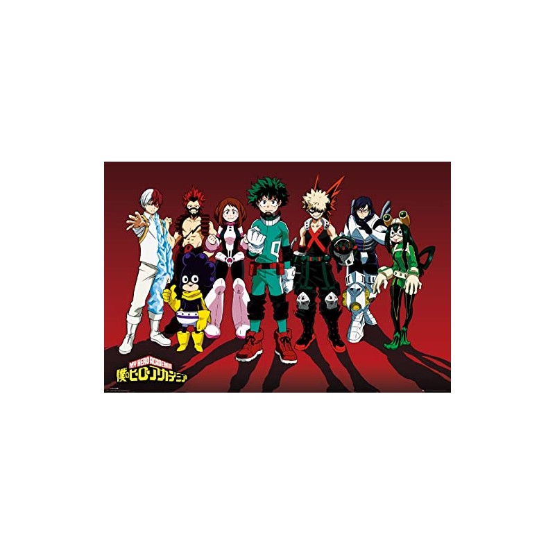 My Hero Academia Line Up Maxi Poster