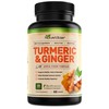 Nature's Base Turmeric and Ginger Supplement - with Curcumin, Apple