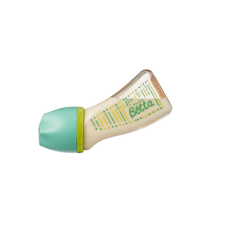 Dr. Betta Baby Bottle Brain Wide Mouth WS2 Green 240ml