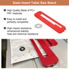 Powswopx TS1007 Dado Insert Table Saw Stand Replace for Bosch