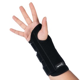 SUPPORTSMART Wrist Brace for Carpal Tunnel - Adjustable Compression Hand Support Splint for Men, Women, Arthritis, Sports, Arthritis, Tendonitis, Sprain, Injuries, Wrist Pain & Golf - Left