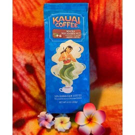 Kauai Coffee Mocha Macadamia Nut Ground 10oz Hawaiian Estate BEST BY: 020626