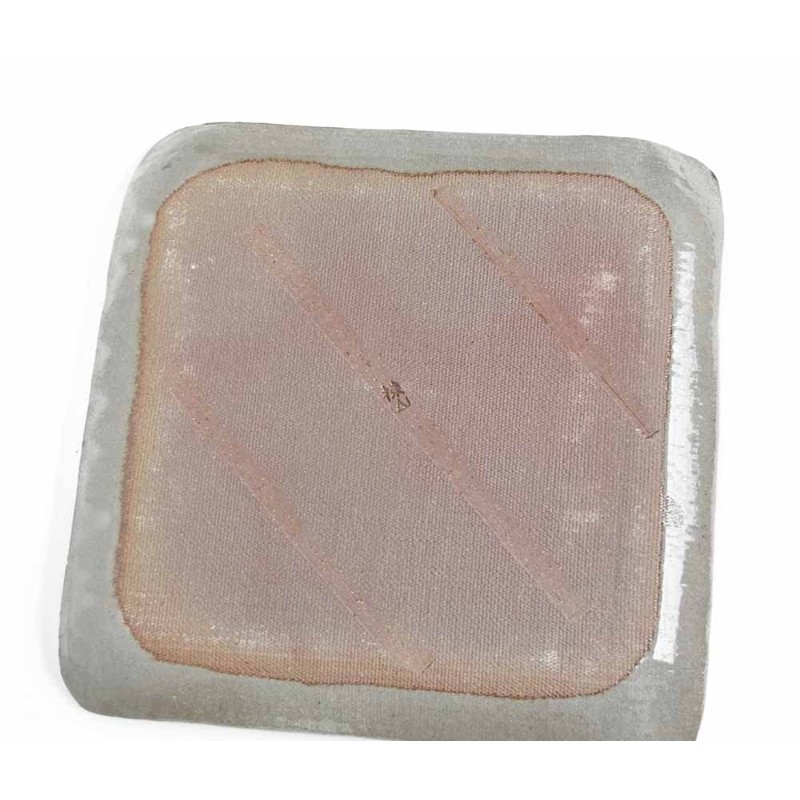 [Muneyama Kiln] Honhonokuhiki Bamboo Carving Square Platter, 9.8 inches (25