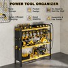 NattyDot Large Power Tool Organizer Cart with Charging Station 8