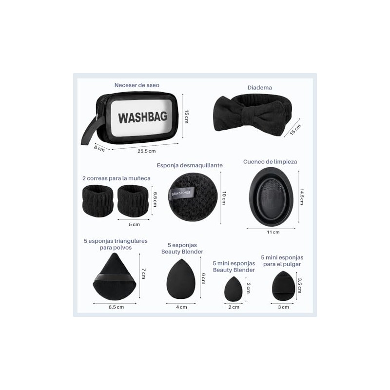 Lukovee Set de Brochas de Maquillaje, 56 Piezas Kabuki Profesional