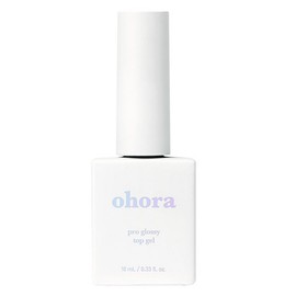 Oh Hora Pro Glossy Top Gel, Transparent, 10ml, 1 Piece / 오호라 프로 글로시 탑젤, 투명, 10ml, 1개