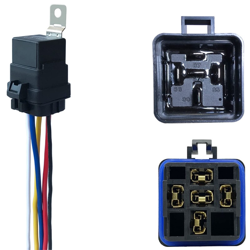 irhapsody 1 Pack 40/30 AMP 12V DC Waterproof Relay Kit