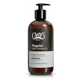 Charles Shampoo 2 en 1 Regular Shampoo y Acondicionador - Sin Sales y Parabenos - Con Extracto de Aloe Vera - Da Suavidad y Aporta Brillo - Doble