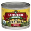 La Preferida Organic Diced Green Chile Peppers Fire-Roasted & Peeled
