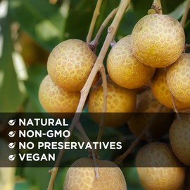 NESTLADY Premium Dried Longan 200g (7.05oz) - 100% Natural Thai Longan Fruit Meat, 桂圆肉, No Sugar Added, Unsweetened - Perfect for Tea, Snacks, Dessert, Cooking - Harvested in Thailand, Packed in USA