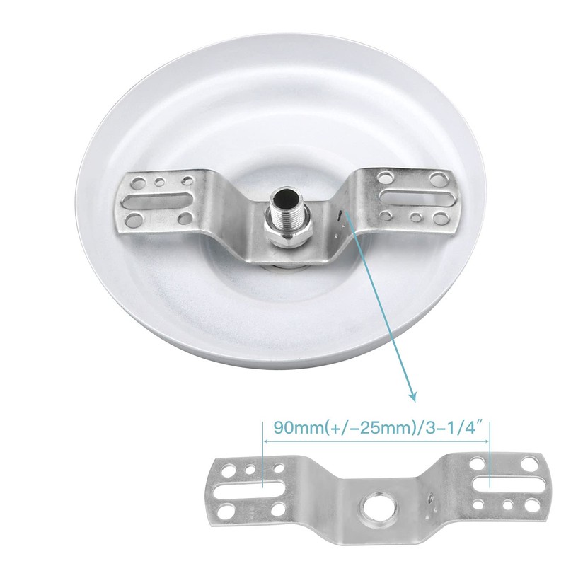 Helunsi Canopy Kit, White Canopy Light Kit, 5-3/8" Dia Canopy