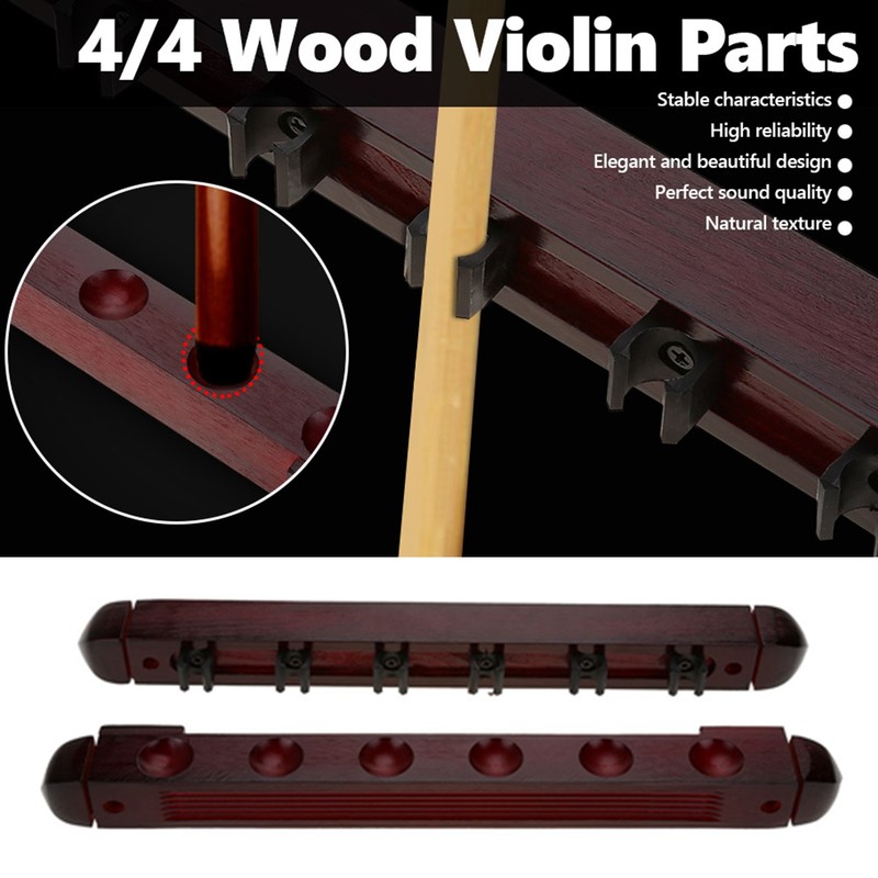 Wooden Billiard Pool Cue Rack Wall Mounted Rack Stick Holder
