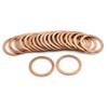 sourcing map Pack of 20 Washers 22 mm Flat Seal