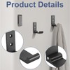 PVYHALBJKX Practical & Versatile Aluminum Hooks – Multi-Purpose, Durable &