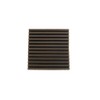 Tokyo Acoustic Anti-Vibration Ribbed Rubber Brown 100 mm × 100