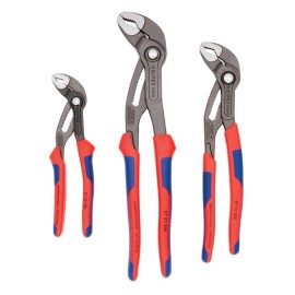 Knipex Cobra 3 Piece Adjustable Plier Set 9K 008005 US 7" 10" 12" Comfort Grip
