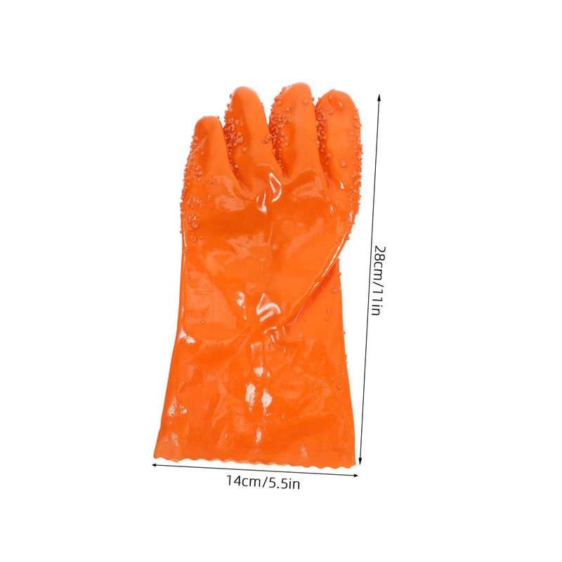 Angoily 1Pair Veggie Peeling Gloves Slip Kitchen Tool for Easy