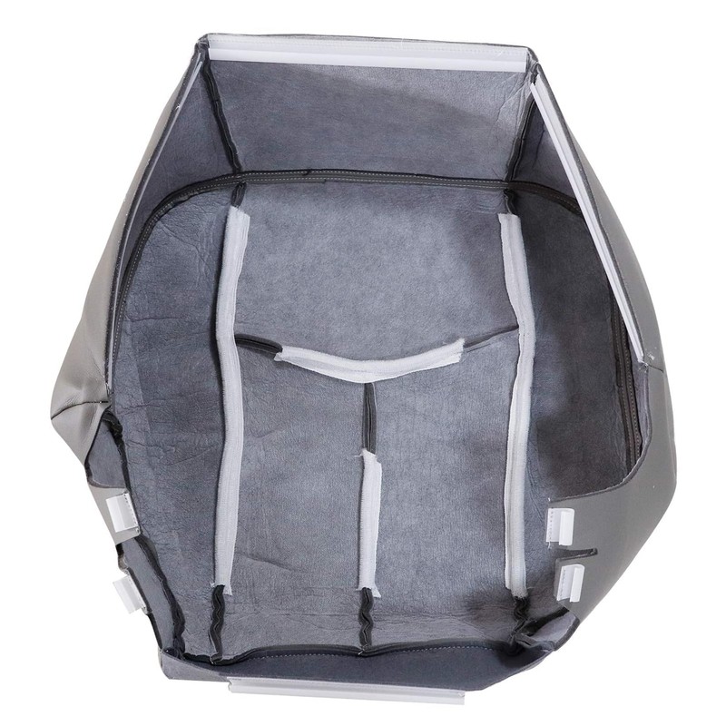 NLQR Front Driver Bottom Replacement Seat Cover Pewter Gray 922
