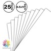 Mat Board Center, Pack of 25, 8.5x11 White Backing Boards,