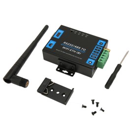 RS232 RS485 Serial to Ethernet Adapter Professional Transparent Transmission Serial to WiFi Ethernet Wireless Converter
