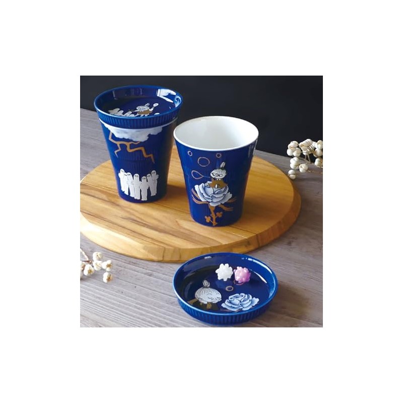 Moomin X Koransha MM9801-610 Lapis Petite Plate (Rose), 3.9 inches