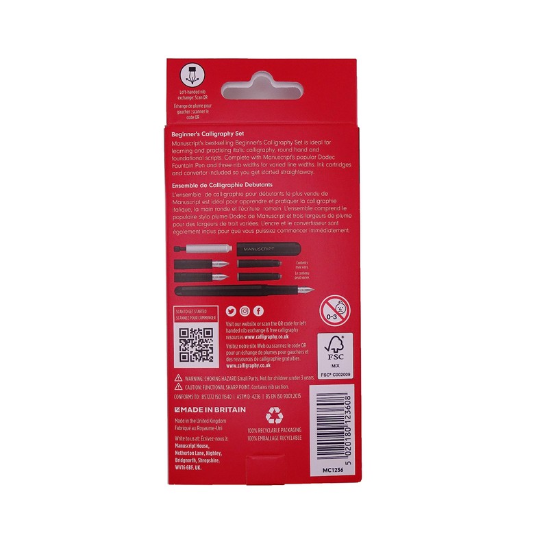 Manuscript Beginner’s Calligraphy Set