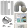 Portable Air Conditioner Window Vent Kit, Adjustable Window Seal Slide