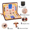 flintronic Basketball Tactical Board, Basketball Tactical Board, Foldable Trainer Folder,