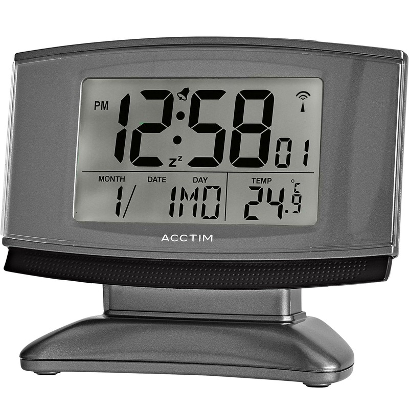 Acctim Cuba Digital Alarm Clock Radio Controlled Smartlite® Crescendo Alarm
