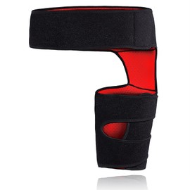 Goosom Oberschenkelbandage, Oberschenkel Kompression, Verstellbare Unterstützung für Hip, Groin, Kniesehnen, Oberschenkel, Quad Hamstring ET49E