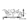Vine Stencil, 7.5 x 22.8 cm (S) - Creeper Plant