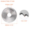 sourcing map Circular Saw Blade 63 mm (2-1/2 Inch) Diameter