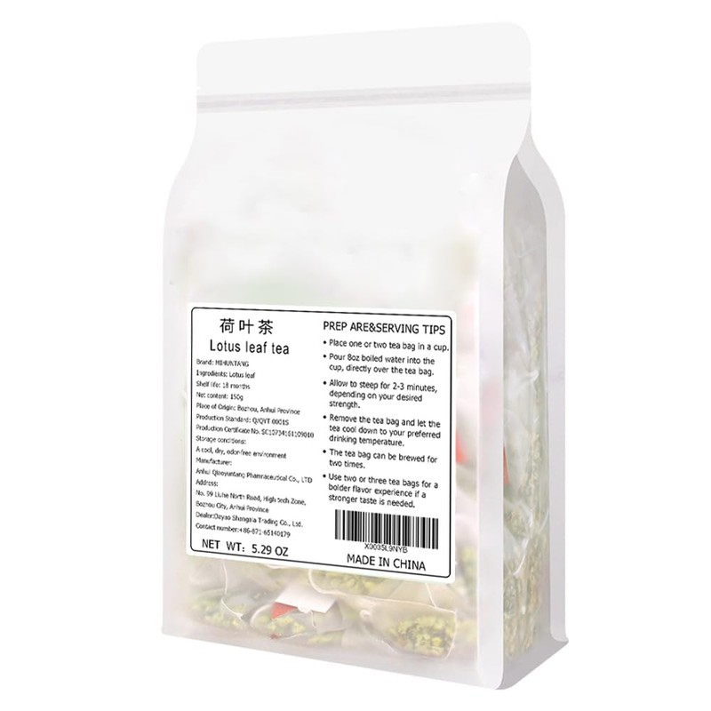 Lotus leaf tea 5.29 oz Tea bag Lotus fragrance Dense