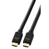 Elecom CAC-HD21E50BK2 HDMI Cable, 16.4 ft (5 m), Ultra High