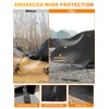 Small Mini Excavator Cover, 420D Waterproof Zippered Storage Cover |