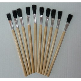 NEISH TOOLS FLUX OR GLUE BRUSH PLUS PVA OR PAINT - PACK OF 10