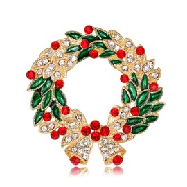 Christmas Brooch Christmas Pins and Brooches for Women Snowflake Snowmen Santa Claus Jingle Bells Bow Pin Holiday Outfits for Women Trendy Stocking Stuffers
