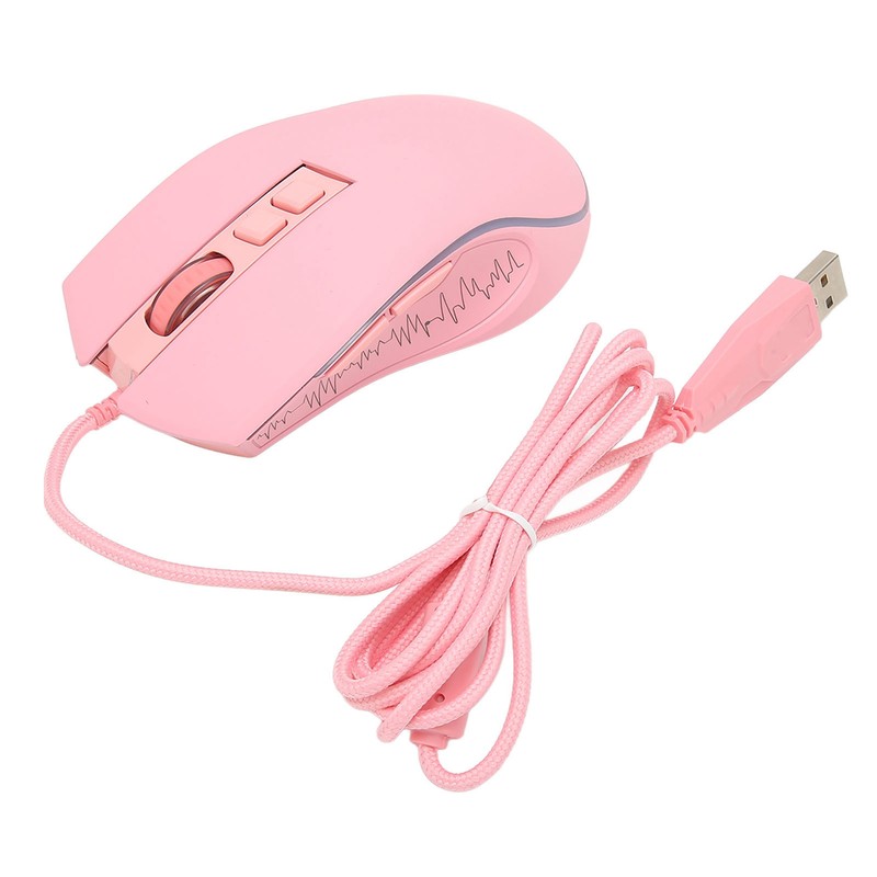 Gaming Mouse USB2.0 4 Adjustable DPI RGB Backlit Ergonomic Design