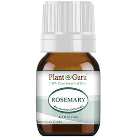 Rosemary Essential Oil 5 ml 100% Pure Undiluted Therapeutic Grade for Aromatherapy, Diffuser, Skin, Face, Body, Stimulates Hair Growth, Dandruff Control.