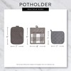 DII Lattice Basics Collection Kitchen Essentials, Oven Mitt & Potholder