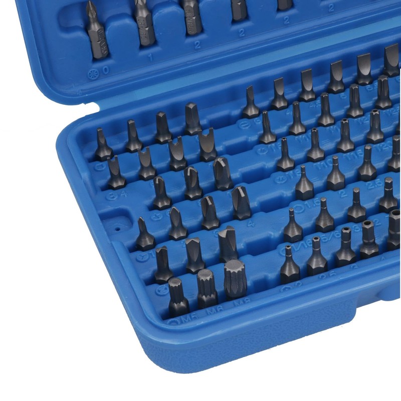 100pc Screwdriver Drill Wrench Torx Security Bit Tamperproof Hex TE173