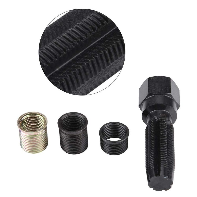16 Pcs Spark Plug Thread Repair Tool Kit M14 x