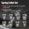 findmall 29Pcs ER40 Accuracy Spring Collet Set 1/8-1 Inch for