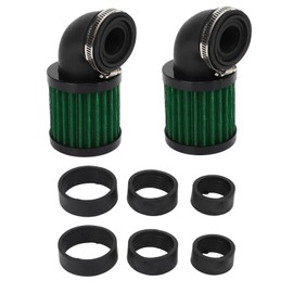 Motorcycle Air Filter 28 to 48mm Universal for 50cc 70cc 90cc 125cc Moped Scooter ATV Dirt Bike Black Green