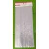 Celebrate It Christmas Treat Bags (12) Snowflake Silver 4"X 9.5"