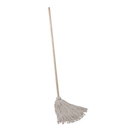 Boardwalk BWK124C 24 oz. Cotton Fiber Head Deck Mop with 54 in. Wooden Handle (6/Pack)