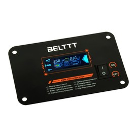 @tec Remote Control Panel with LED Display for Pure Sine Wave Inverter Voltage Converter Inverter 12 V/24 V with 7 m Cable